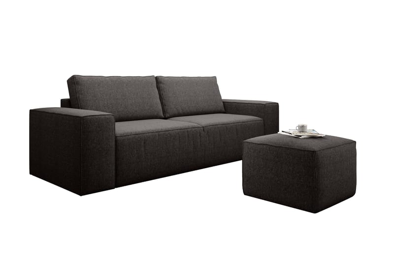Kamli Bäddsoffa 3-sits med Förvaring - Brun - Möbler - Vardagsrum - Bäddsoffor