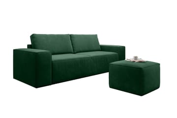 Kamli Bäddsoffa 3-sits med Förvaring - Grön - Möbler - Vardagsrum - Bäddsoffor