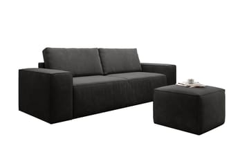 Kamli Bäddsoffa 3-sits med Förvaring - Mörkgrå - Möbler - Vardagsrum - Bäddsoffor