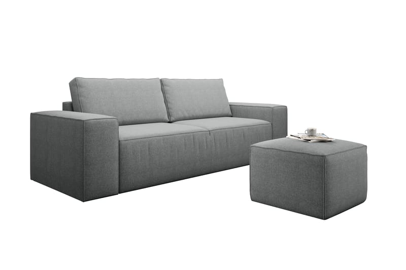 Kamli Bäddsoffa 3-sits med Förvaring - Mörkgrå - Möbler - Vardagsrum - Bäddsoffor