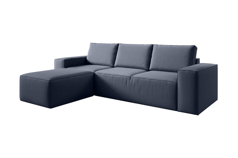 Kamli Bäddsoffa m. Divan med Förvaring - Blå - Möbler - Vardagsrum - Bäddsoffor