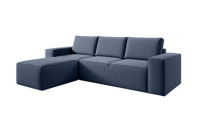 Kamli Bäddsoffa m. Divan med Förvaring - Blå - Möbler - Vardagsrum - Bäddsoffor