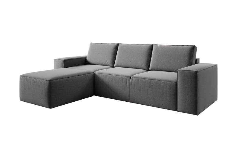 Kamli Bäddsoffa m. Divan med Förvaring - Grå - Möbler - Vardagsrum - Bäddsoffor