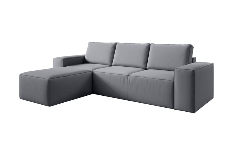 Kamli Bäddsoffa m. Divan med Förvaring - Grå - Möbler - Vardagsrum - Bäddsoffor