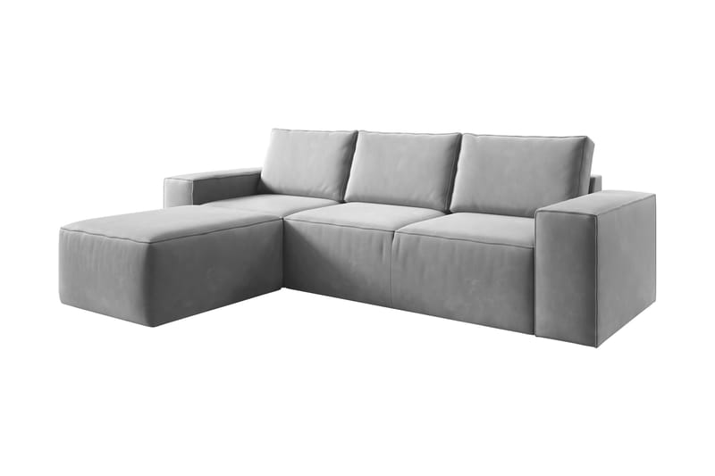 Kamli Bäddsoffa m. Divan med Förvaring - Grå - Möbler - Vardagsrum - Bäddsoffor