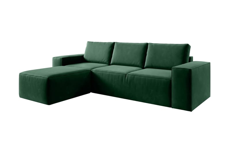 Kamli Bäddsoffa m. Divan med Förvaring - Grön - Möbler - Vardagsrum - Bäddsoffor