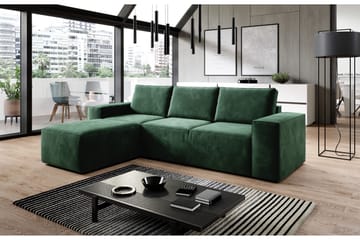 Kamli Bäddsoffa m. Divan med Förvaring - Grön - Möbler - Vardagsrum - Bäddsoffor