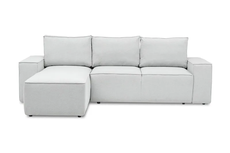 Kamli Bäddsoffa m. Divan med Förvaring - Ljusgrå - Möbler - Vardagsrum - Bäddsoffor