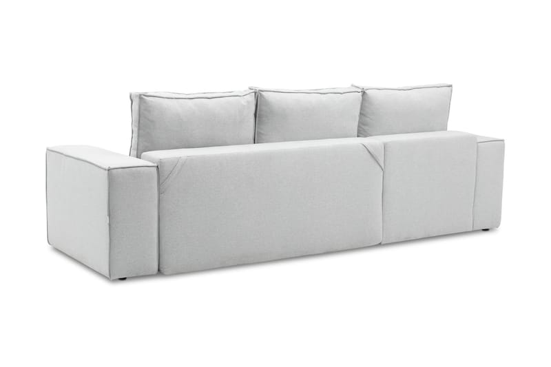 Kamli Bäddsoffa m. Divan med Förvaring - Ljusgrå - Möbler - Vardagsrum - Bäddsoffor