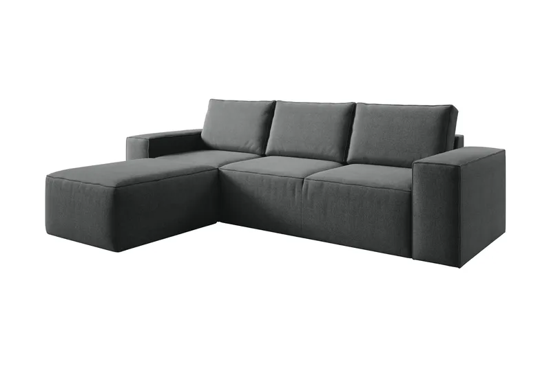 Kamli Bäddsoffa m. Divan med Förvaring - Mörkgrå - Möbler - Vardagsrum - Bäddsoffor
