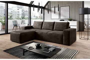 Kamli Bäddsoffa m. Divan med Förvaring - Rosa - Möbler - Vardagsrum - Bäddsoffor