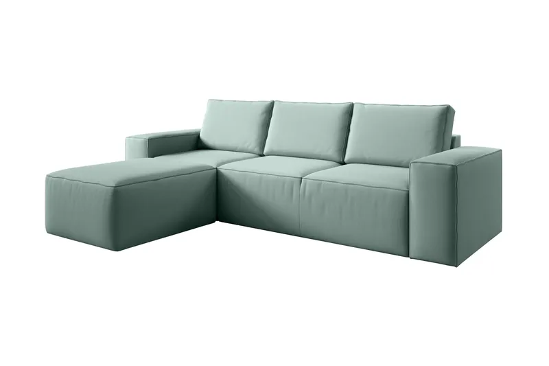 Kamli Bäddsoffa m. Divan med Förvaring - Turkos - Möbler - Vardagsrum - Bäddsoffor