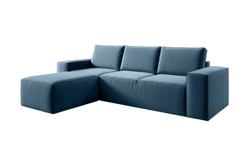 Kamli Bäddsoffa m. Divan med Förvaring - Turkos - Möbler - Vardagsrum - Bäddsoffor