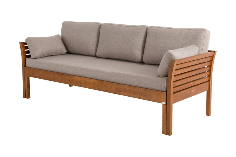 KANERVA Bäddsoffa Ram 190 cm Valnöt - Möbler - Vardagsrum - Bäddsoffor