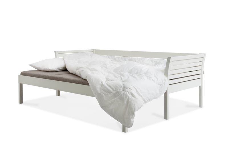 KANERVA Bäddsoffa Ram 200 cm Vit - Möbler - Vardagsrum - Bäddsoffor