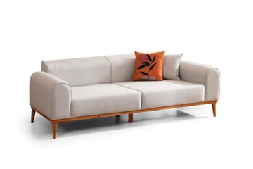 Kapri Bäddsoffa 4-sits - Creme - Möbler - Vardagsrum - Bäddsoffor - 4-sits bäddsoffa