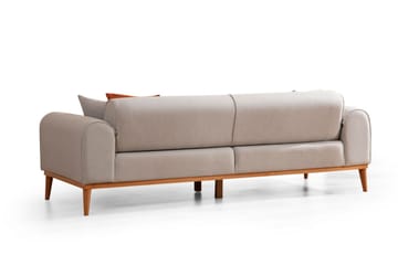 Kapri Bäddsoffa 4-sits - Creme - Möbler - Vardagsrum - Bäddsoffor - 4-sits bäddsoffa