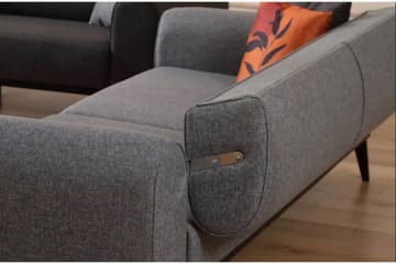 Kapri Bäddsoffa 4-sits - Ljusgrå - Möbler - Vardagsrum - Bäddsoffor - 4-sits bäddsoffa