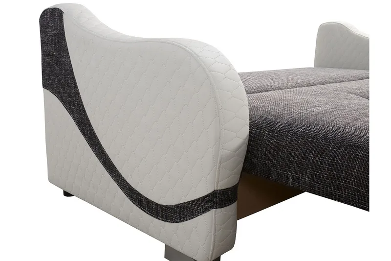 Karmen Bäddsoffa 226x93x88 cm - Grå/Vit - Möbler - Vardagsrum - Bäddsoffor