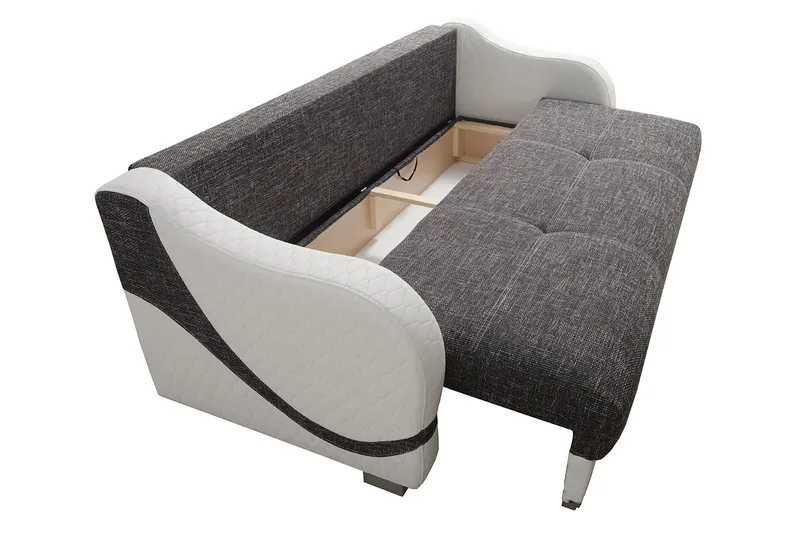 Karmen Bäddsoffa 226x93x88 cm - Grå/Vit - Möbler - Vardagsrum - Bäddsoffor