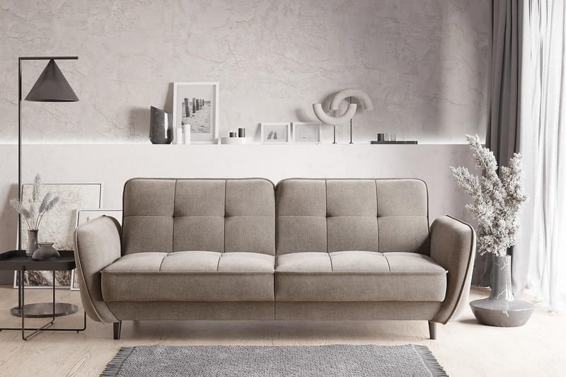Katsuya Bäddsoffa 3-sits - Beige - Möbler - Vardagsrum - Bäddsoffor