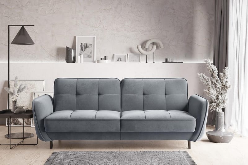 Katsuya Bäddsoffa 3-sits - Grå - Möbler - Vardagsrum - Bäddsoffor