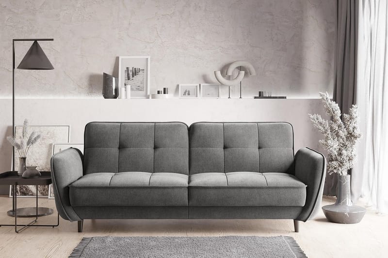 Katsuya Bäddsoffa 3-sits - Grå - Möbler - Vardagsrum - Bäddsoffor