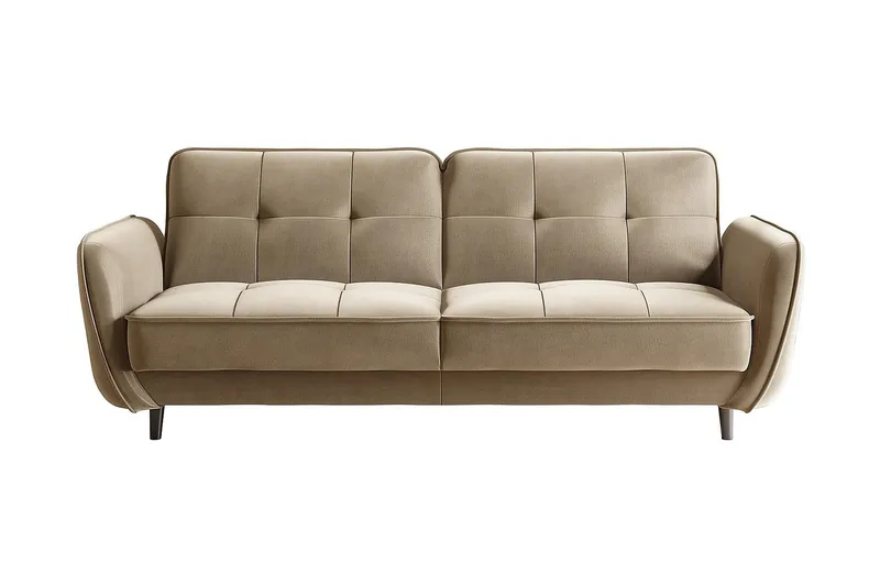 Katsuya Bäddsoffa 3-sits - Gul/Beige - Möbler - Vardagsrum - Bäddsoffor