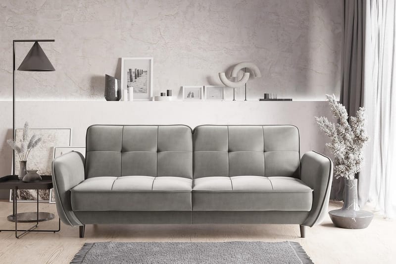 Katsuya Bäddsoffa 3-sits - Ljusgrå - Möbler - Vardagsrum - Bäddsoffor