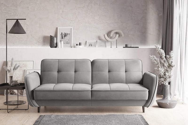 Katsuya Bäddsoffa 3-sits - Ljusgrå - Möbler - Vardagsrum - Bäddsoffor