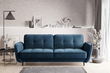 Katsuya Bäddsoffa 3-sits - Mörkblå - Möbler - Vardagsrum - Bäddsoffor