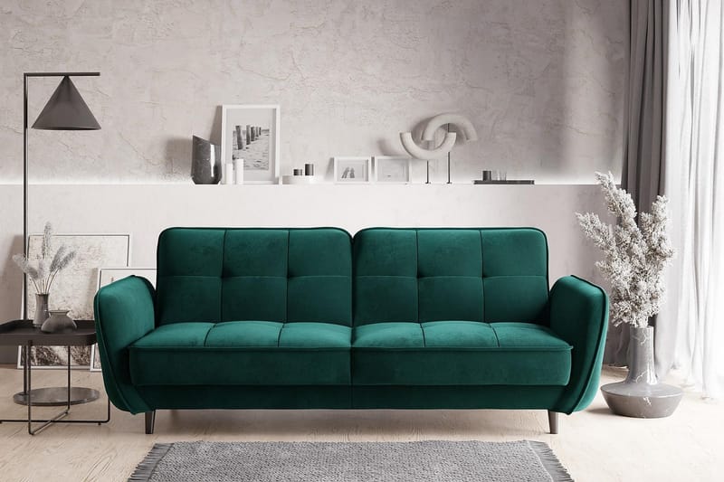 Katsuya Bäddsoffa 3-sits - Mörkgrön - Möbler - Vardagsrum - Bäddsoffor