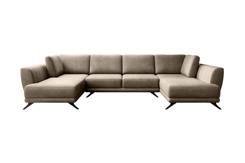 Katun Bäddsoffa Dubbelschäslong - Beige - Möbler - Vardagsrum - Bäddsoffor - U bäddsoffa