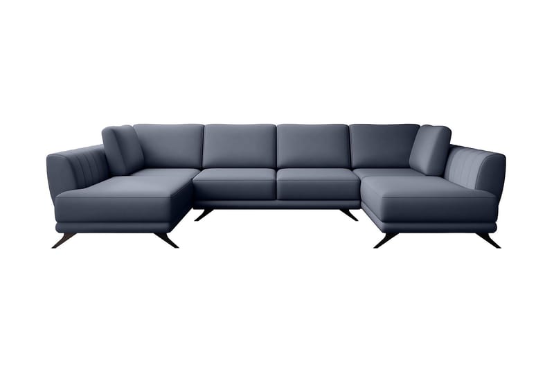 Katun Bäddsoffa Dubbelschäslong - Grå - Möbler - Vardagsrum - Bäddsoffor - U bäddsoffa