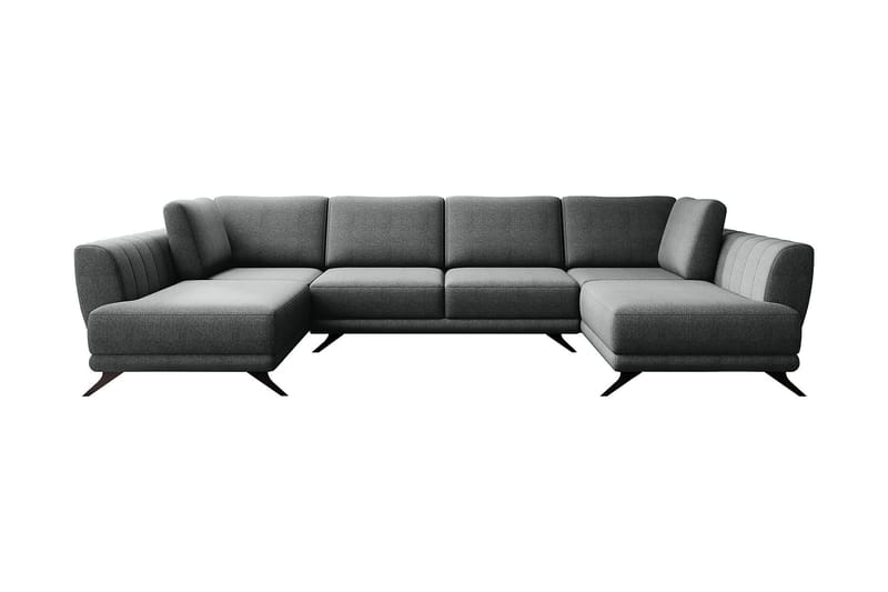 Katun Bäddsoffa Dubbelschäslong - Grå - Möbler - Vardagsrum - Bäddsoffor - U bäddsoffa