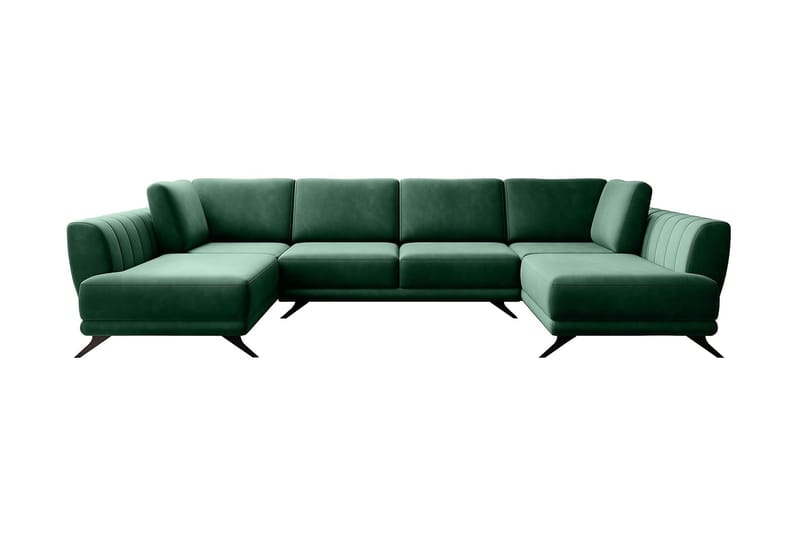 Katun Bäddsoffa Dubbelschäslong - Grön - Möbler - Vardagsrum - Bäddsoffor - U bäddsoffa