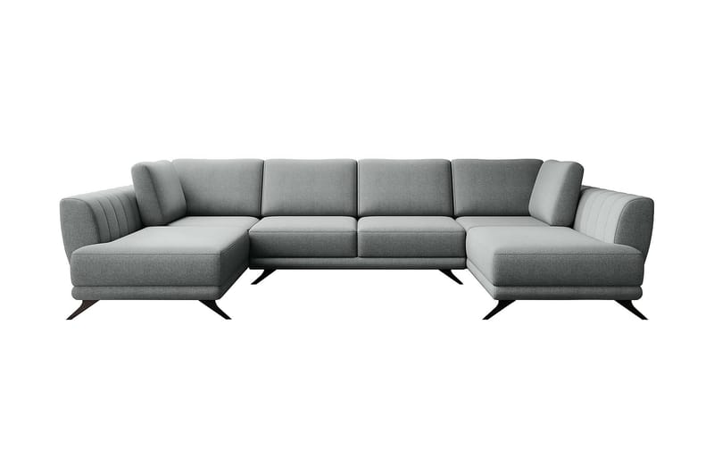Katun Bäddsoffa Dubbelschäslong - Ljusgrå - Möbler - Vardagsrum - Bäddsoffor - U bäddsoffa