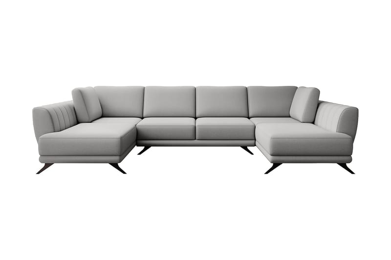 Katun Bäddsoffa Dubbelschäslong - Ljusgrå - Möbler - Vardagsrum - Bäddsoffor - U bäddsoffa