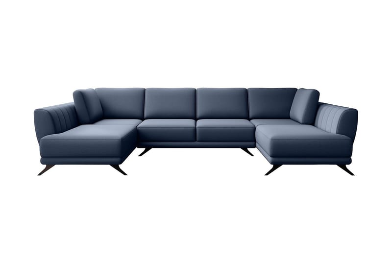 Katun Bäddsoffa Dubbelschäslong - Mörkblå - Möbler - Vardagsrum - Bäddsoffor - U bäddsoffa