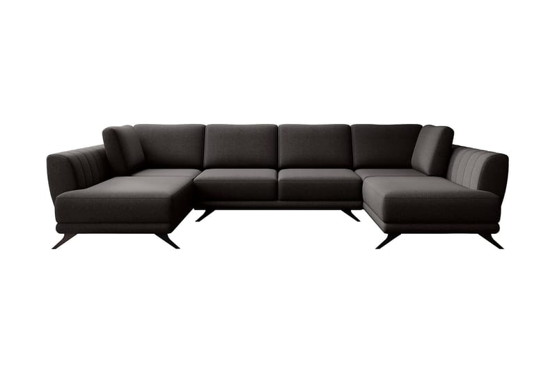 Katun Bäddsoffa Dubbelschäslong - Mörkbrun - Möbler - Vardagsrum - Bäddsoffor - U bäddsoffa