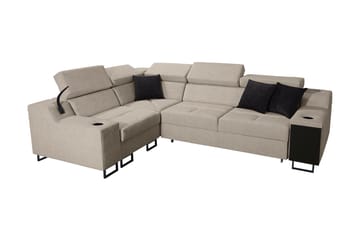 Kazumi Hörnbäddsoffa 4-sits 210x127 Beige