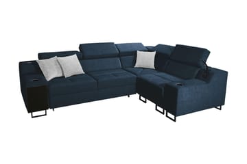 Kazumi Hörnbäddsoffa 4-sits 210x127 Blå