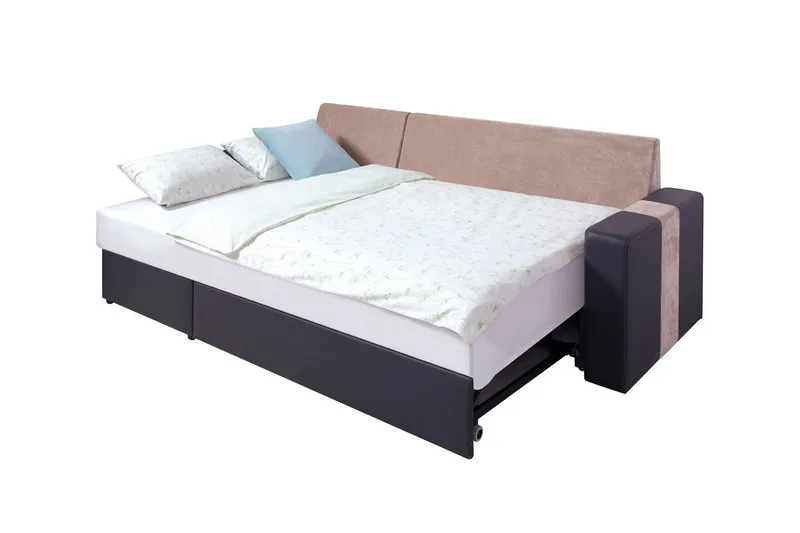 Keisha Divanbäddsoffa - Beige/Brun - Möbler - Vardagsrum - Bäddsoffor