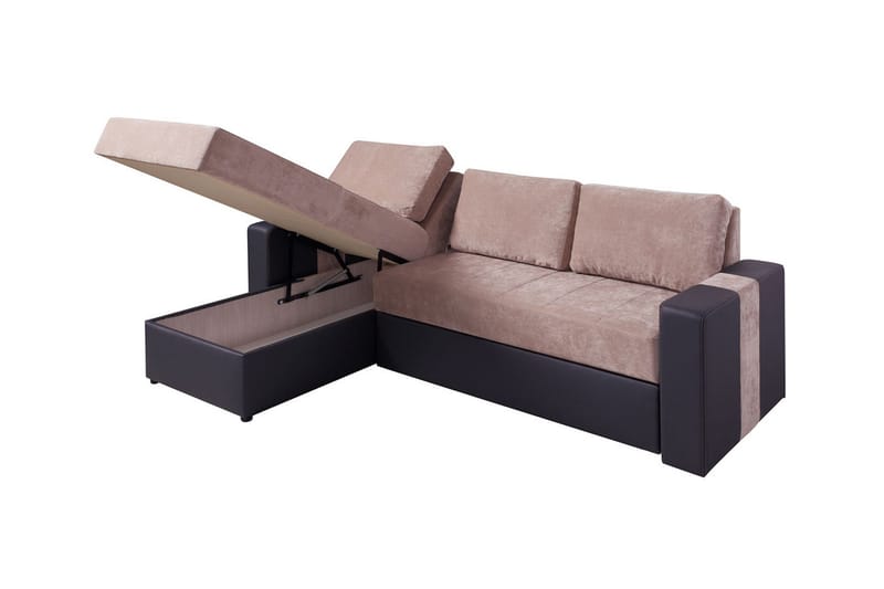 Keisha Divanbäddsoffa - Beige/Brun - Möbler - Vardagsrum - Bäddsoffor