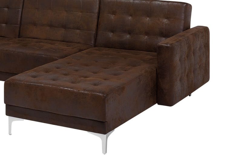 KIEFF Bäddsoffa med Divan Brun - Möbler - Vardagsrum - Bäddsoffor - U bäddsoffa