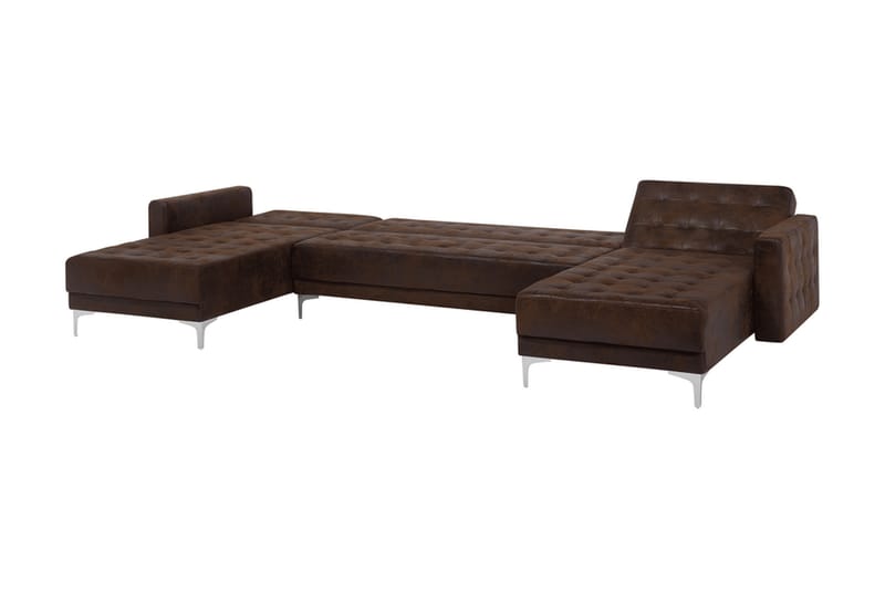 KIEFF Bäddsoffa med Divan Brun - Möbler - Vardagsrum - Bäddsoffor - U bäddsoffa