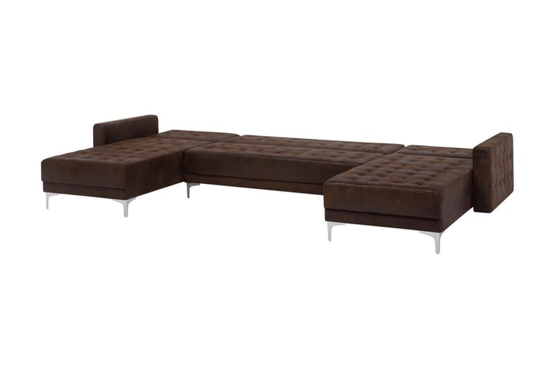 KIEFF Bäddsoffa med Divan Brun - Möbler - Vardagsrum - Bäddsoffor - U bäddsoffa