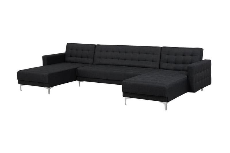 KIEFF Bäddsoffa med Divan Grå - Möbler - Vardagsrum - Bäddsoffor - U bäddsoffa