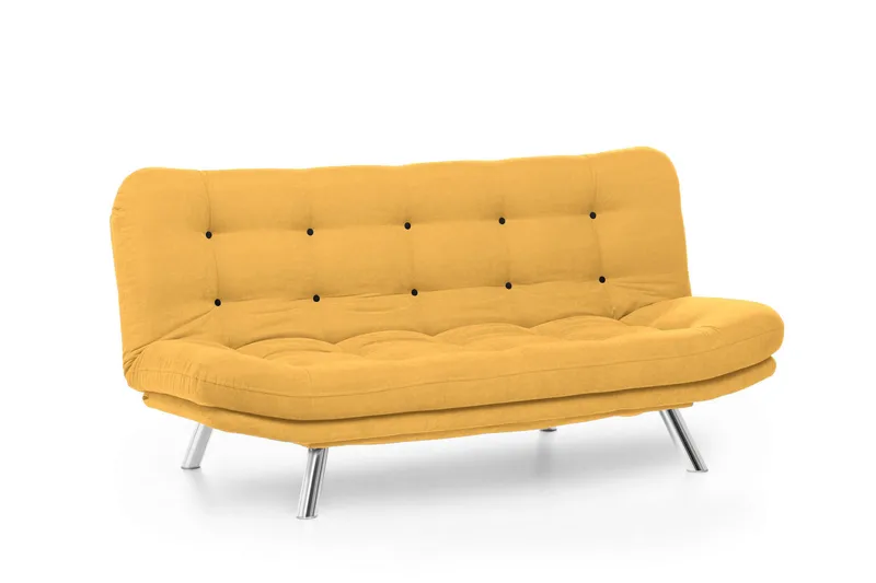 Kingaroy Bäddsoffa 3-sits 200x104 cm - Senapsgul - Möbler - Vardagsrum - Bäddsoffor