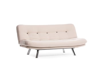 Kingaroy Längsbäddad Bäddsoffa 100x175 cm i Linne - Krämbeige - Möbler - Vardagsrum - Bäddsoffor